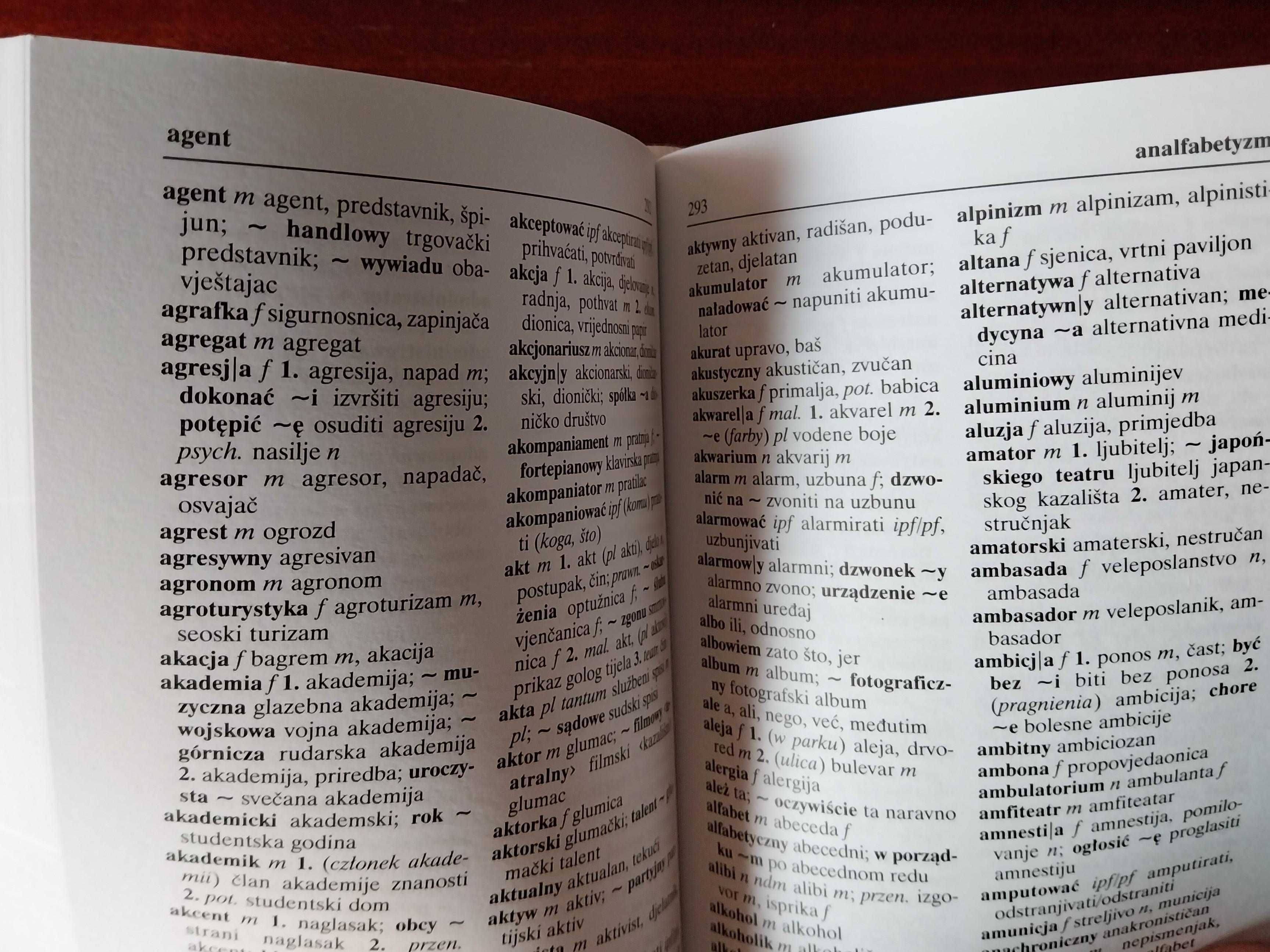 Kieszonkowy słownik chorwacko - polski, polsko - chorwacki