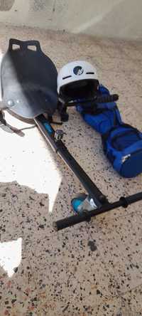 hoverboard / kart mais capacete em boas condições