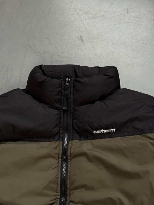 Carhartt Куртка зимова хакі з білим лого