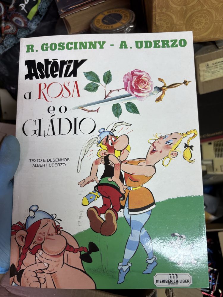 Livros do  Asterix.