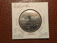 20 Portugal - moeda de 5 euro de 2017 O Futuro