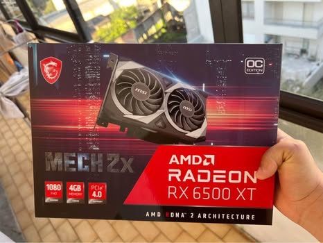Msi Amd Radeon RX 6500 XT Mech 2x OC 4GB GDDR6