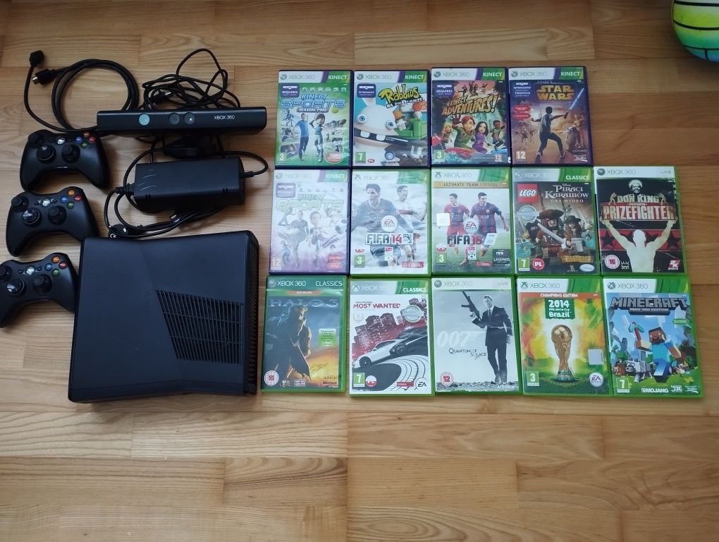 Xbox 360 Kinect +gry