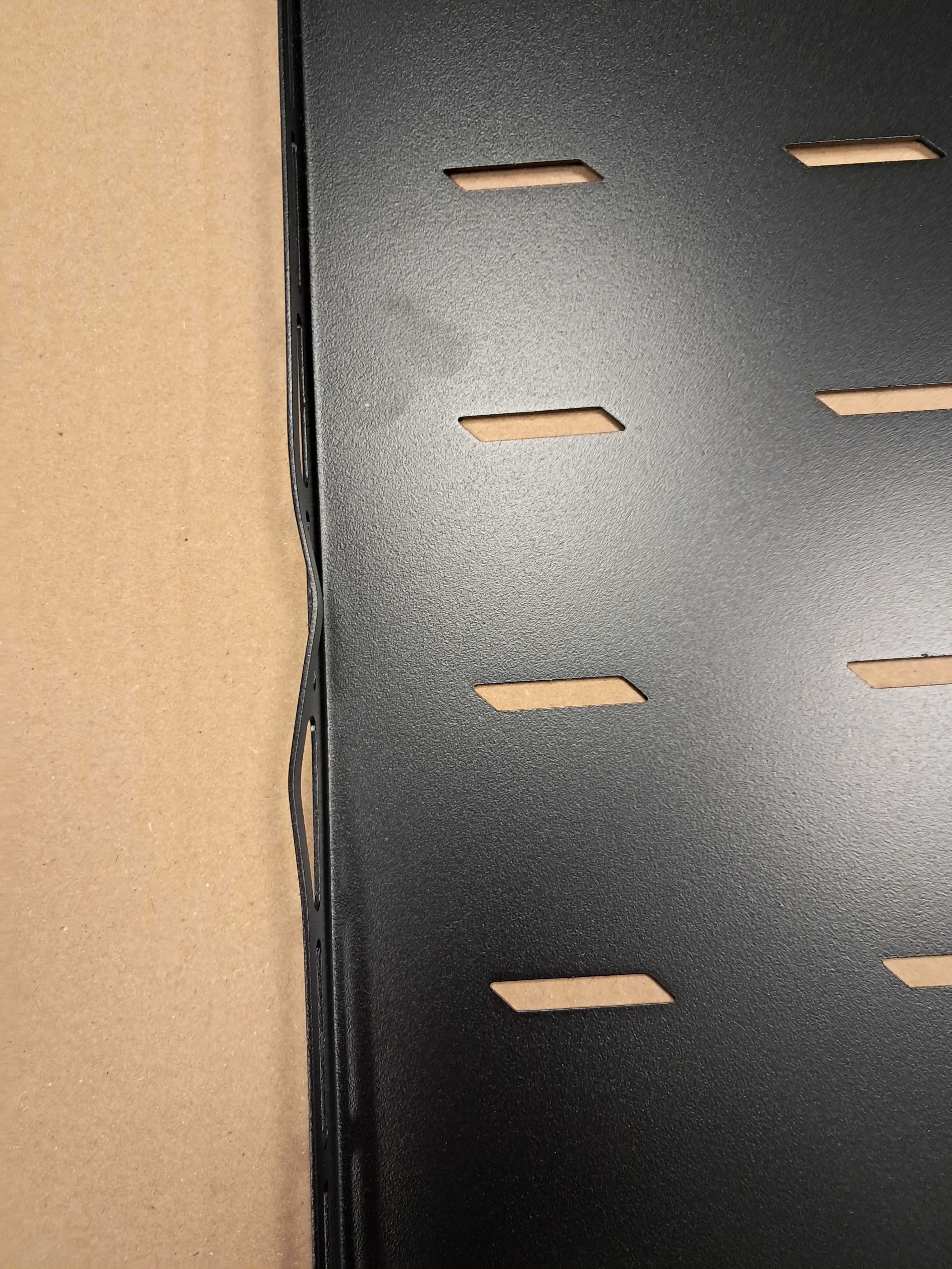 Półka wysuwana 19'', 1U 450mm, , mocowanie 4xRACK, czarna | Z Defektem