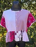 Oryginalna oversizowa bluzka na lato w stylu T-shirt boxy