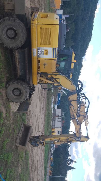 Koparka kołowa KOMATSU PW140-7, 2007 rok, igła, stan bardzo dobry!