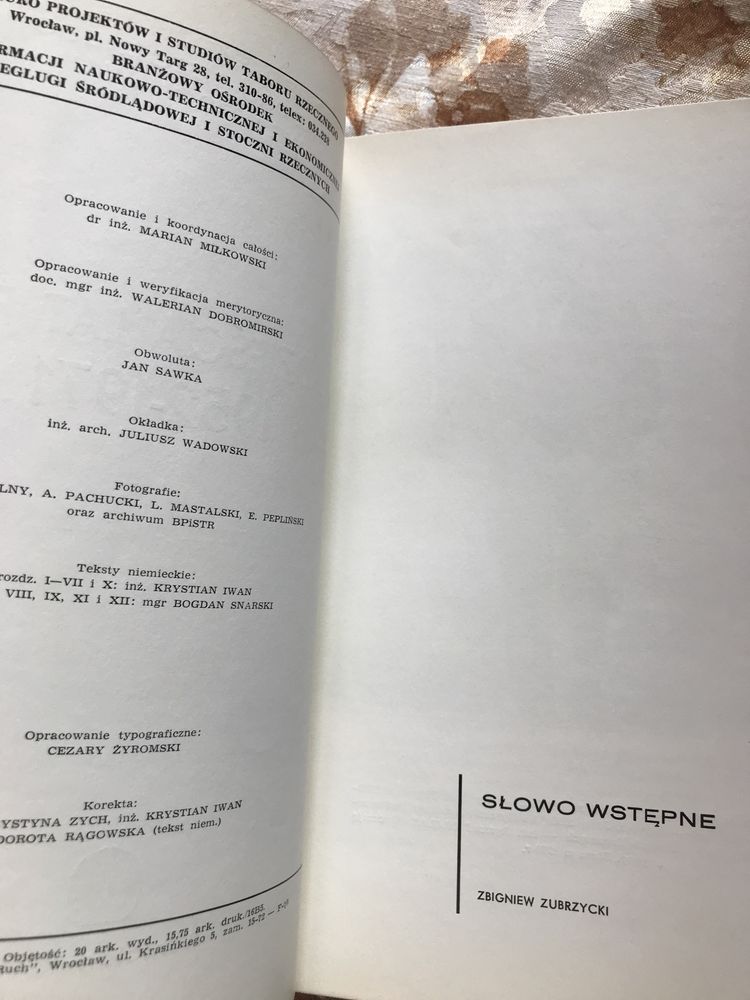 Biuro projektów i studiów taboru rzecznego przegląd dorobku rysunki