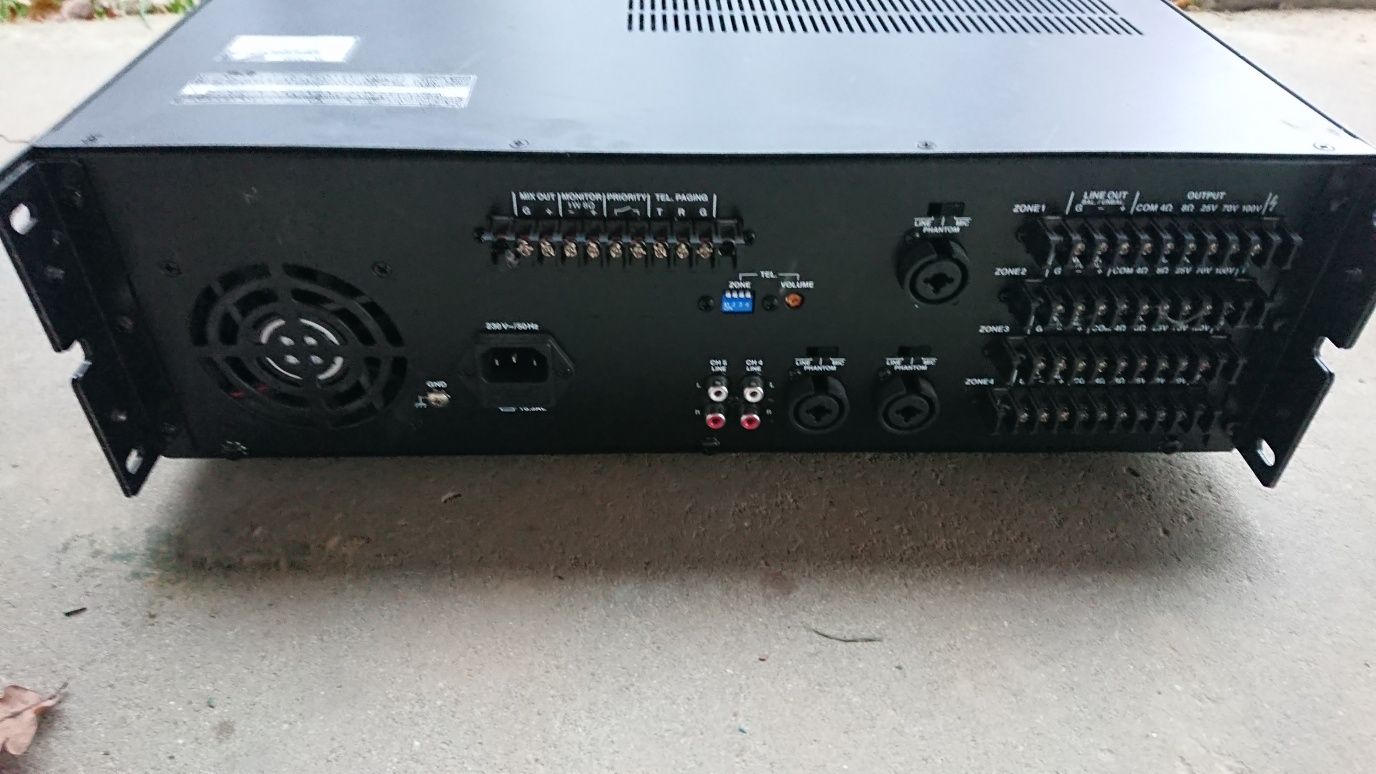 Wzmacniacz matrycowy 4-strefowy, mono, multi-room, 4x120W RMS-MONACOR