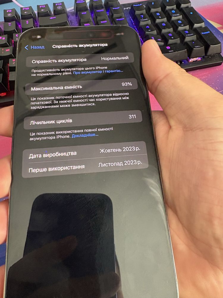 Iphone 15 pro max 256gb neverlock