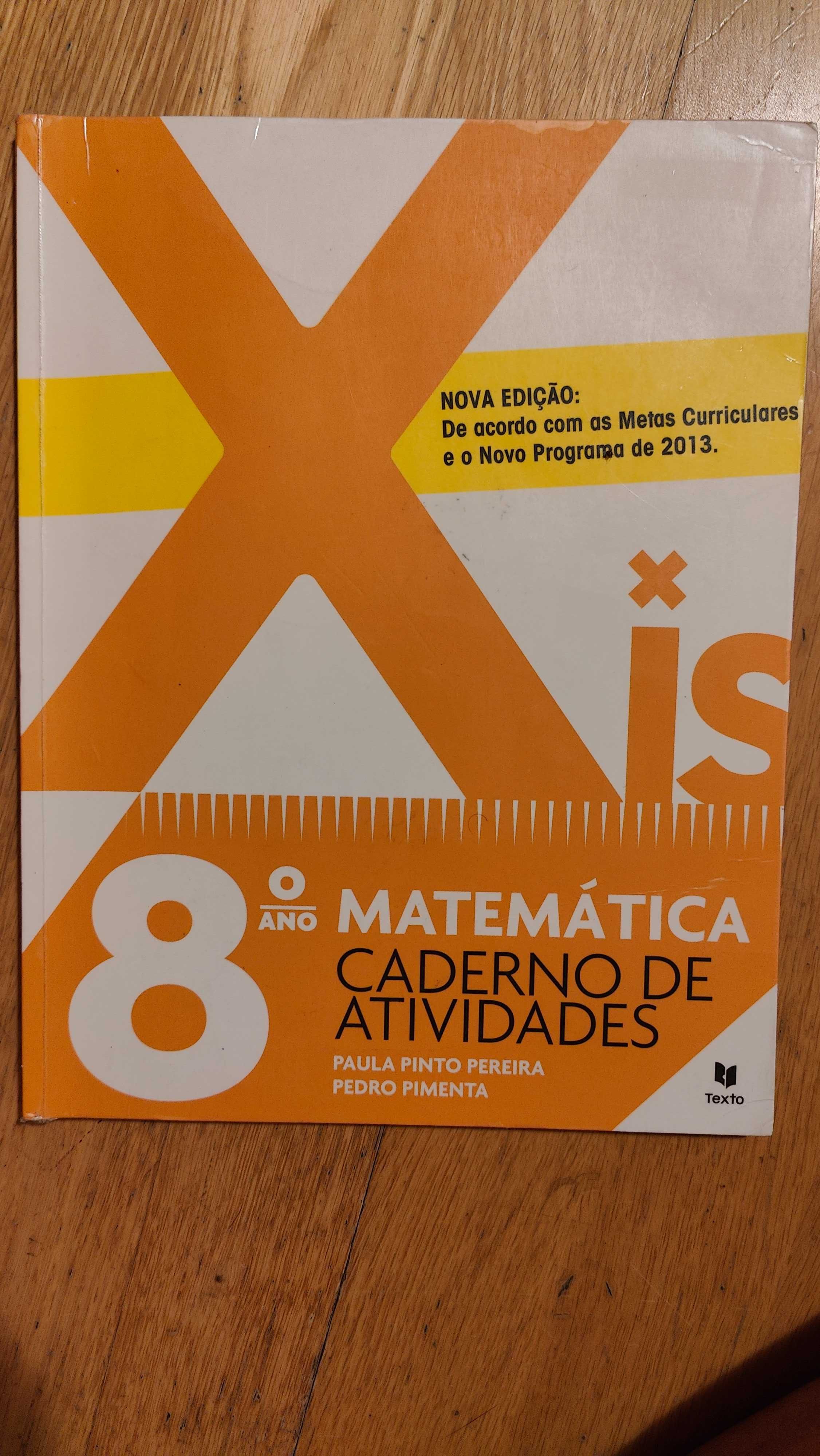 Livro de actividades matemática 8°ano Xis 8