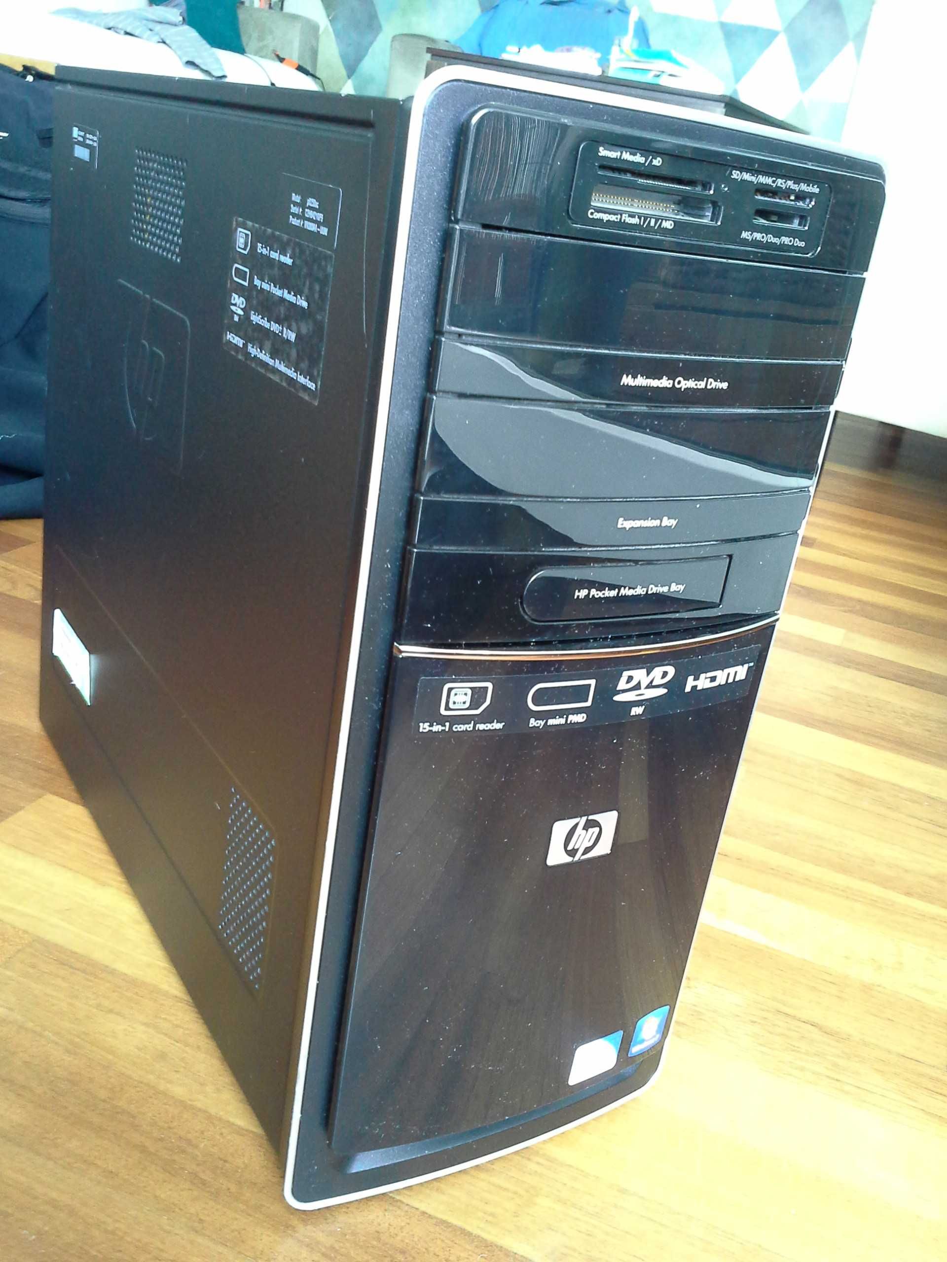 PC mała stacja robocza komputer HP p6250sc 6gb ram grafika Radeon