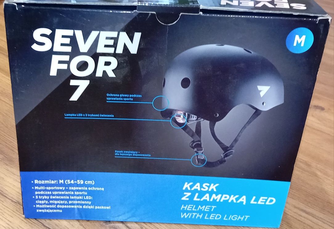 Kask rozmiar M na rower, rolki, hulajnogi itd.