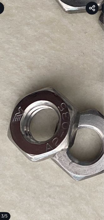 Nakrętka niska M10 INOX 30 sztuk