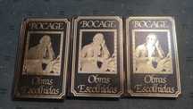 Bocage Obras Escolhidas - 3 Volumes