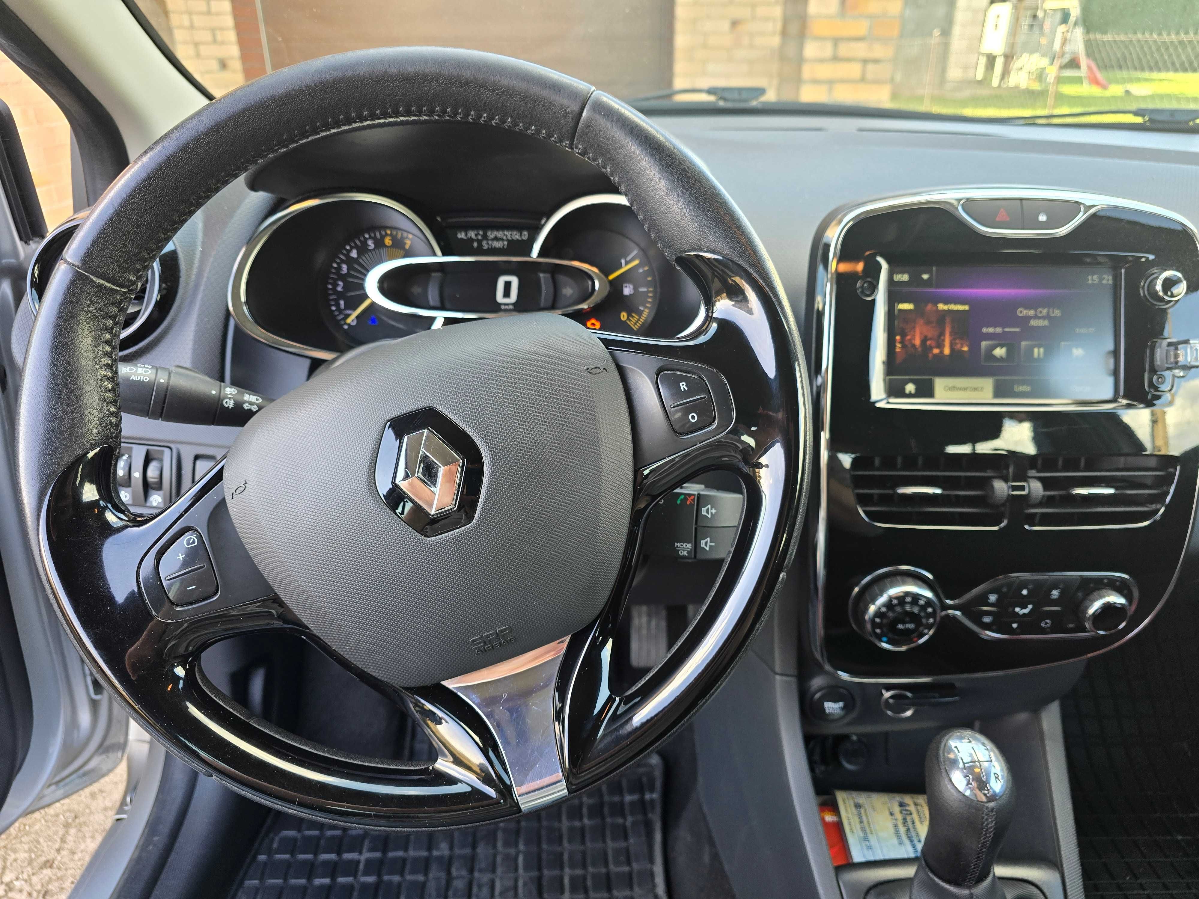 Renault Clio IV, 0,9 TCe, 2014, automatyczna klima, navi