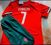 Equipamento Cristiano Ronaldo seleção portuguesa 3 a 13 anos