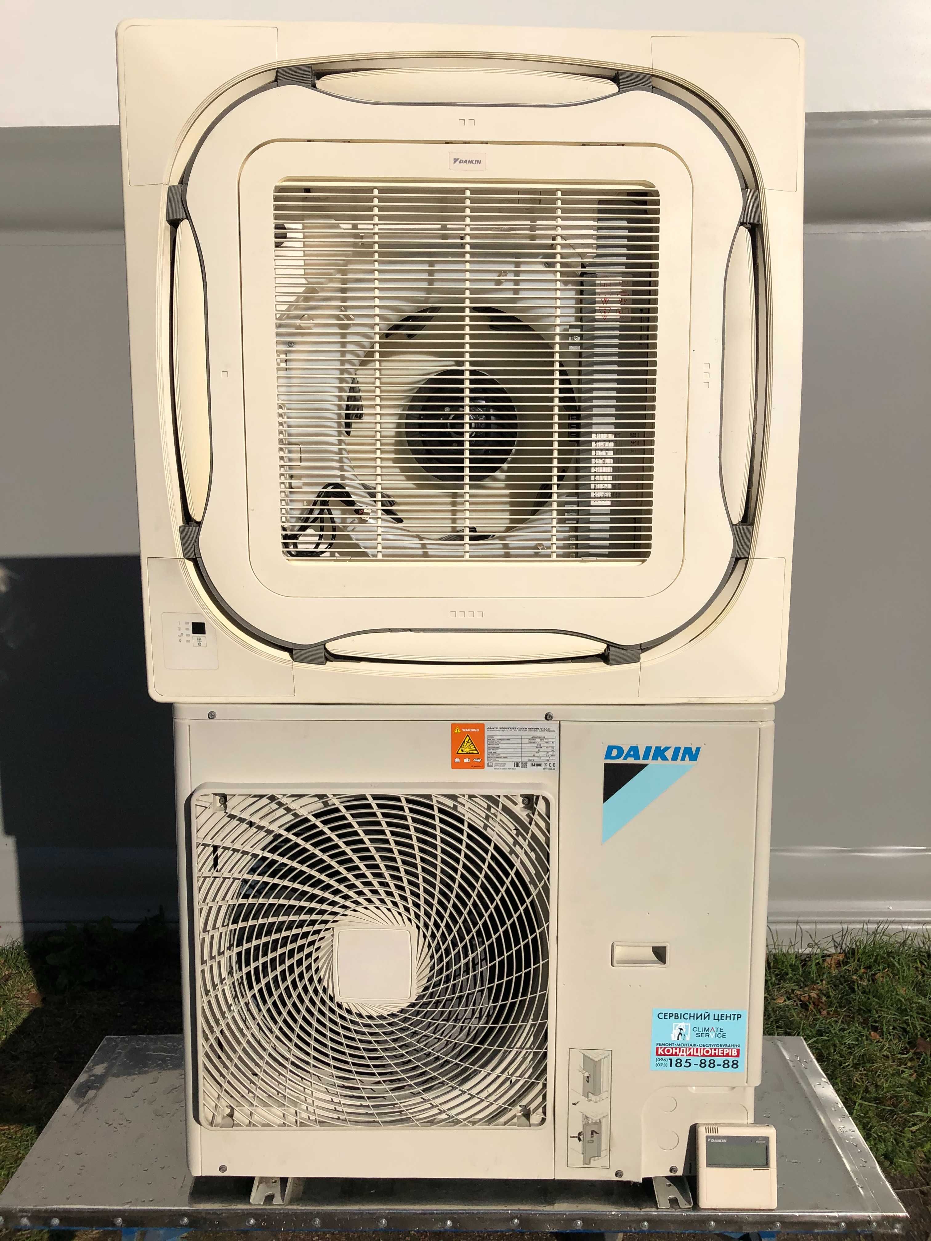 Кондиционер кассетный инвертор тепловой насос Daikin 71 б/у до 80 м2