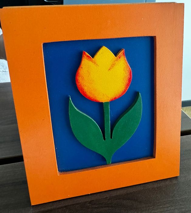 Dekoracja obraz Tulipan do zawieszenia na ścianę