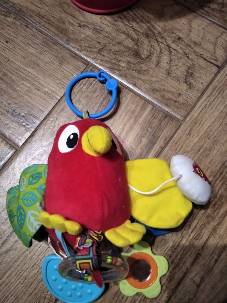 Papuga szeleszcząca zabawka