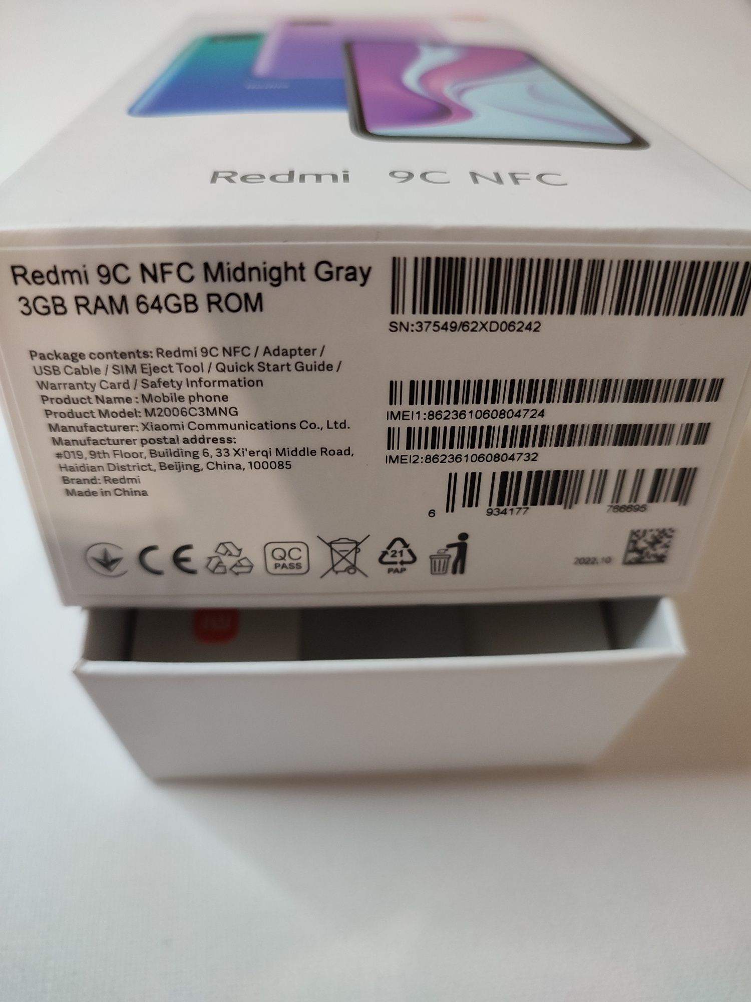 Xiaomi redmi 9c, 64Gb, NFC