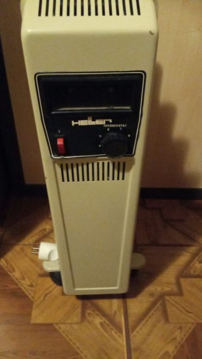 Grzejnik elektryczny HELLER,6 żeberek,8° regulacja
