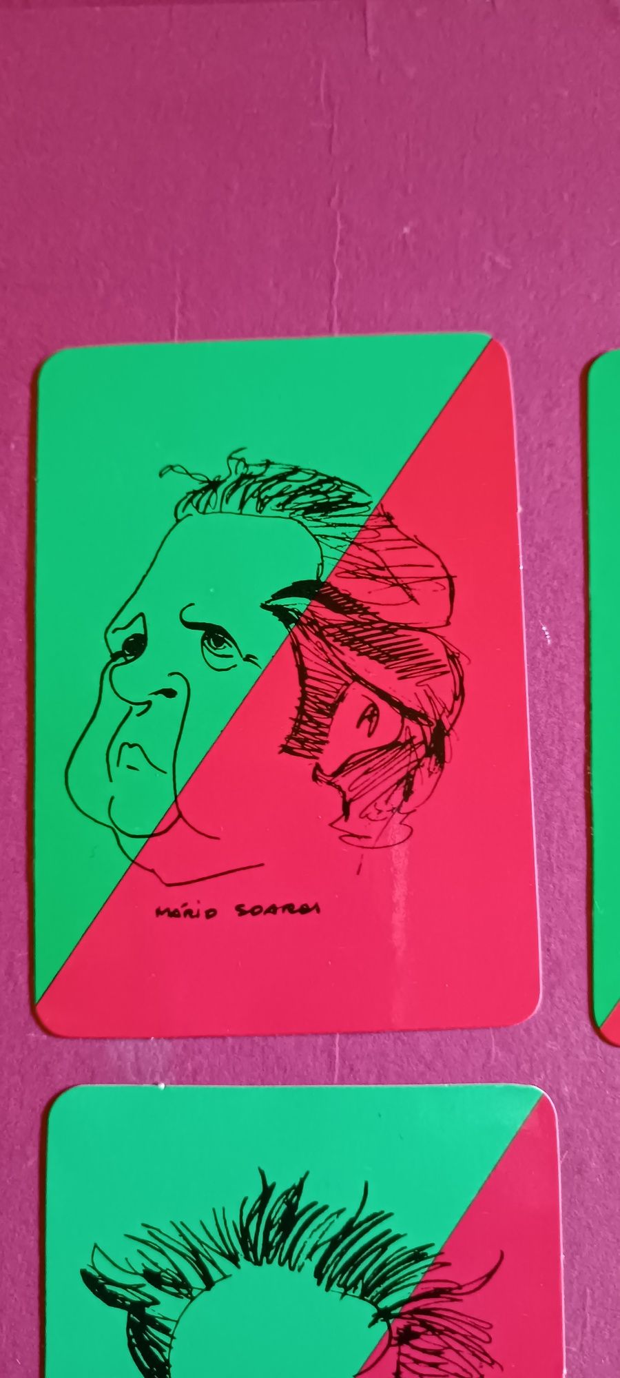 Raros e antigos calendários caricaturas políticos pós 25 de abril 1985
