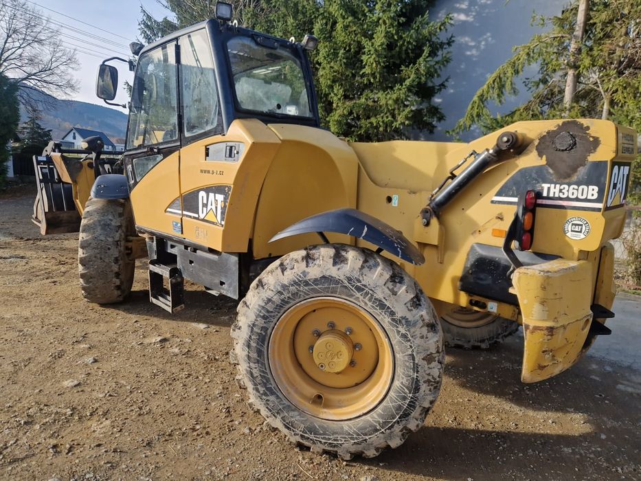 Ładowarka leteskopowa cat th 360 B th360b jcb podpory merlo 3.5t
