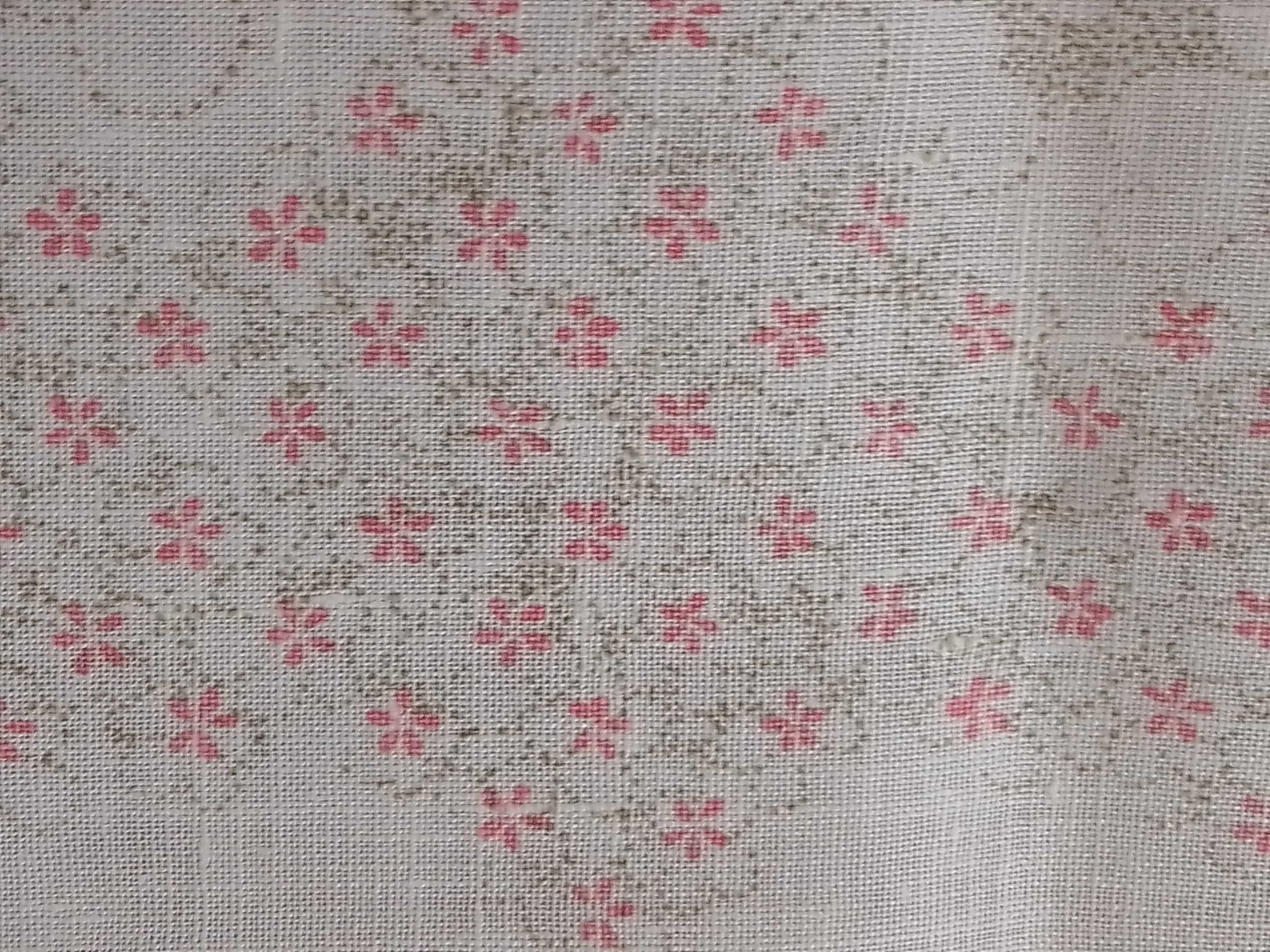 Śliczny obrus lniany 157cm x 127 cm z okresu PRL - bdb !!
