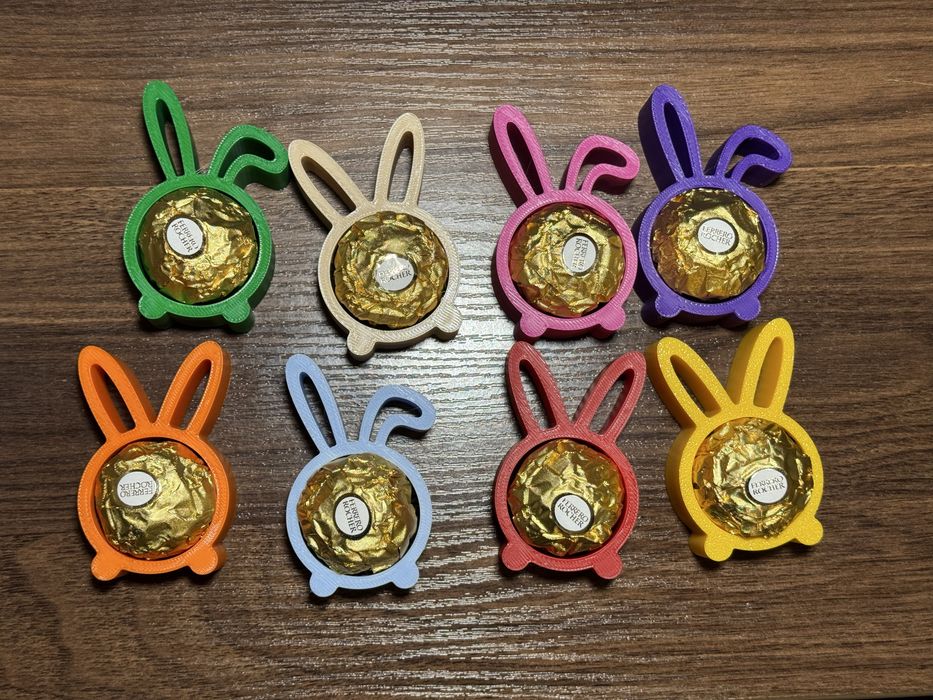 Зайчики фереро рошен на свято, подарунок