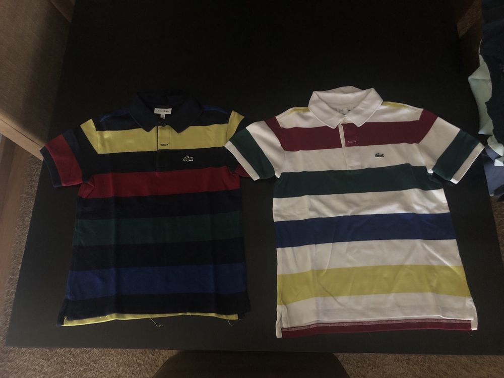 2 polos lacoste 10 anos