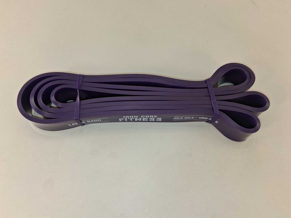 N022 Guma Taśma Oporowa Power Band Fioletowa 18KG-36KG