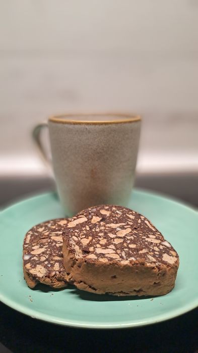 Bolo salame de chocolate sem açúcar