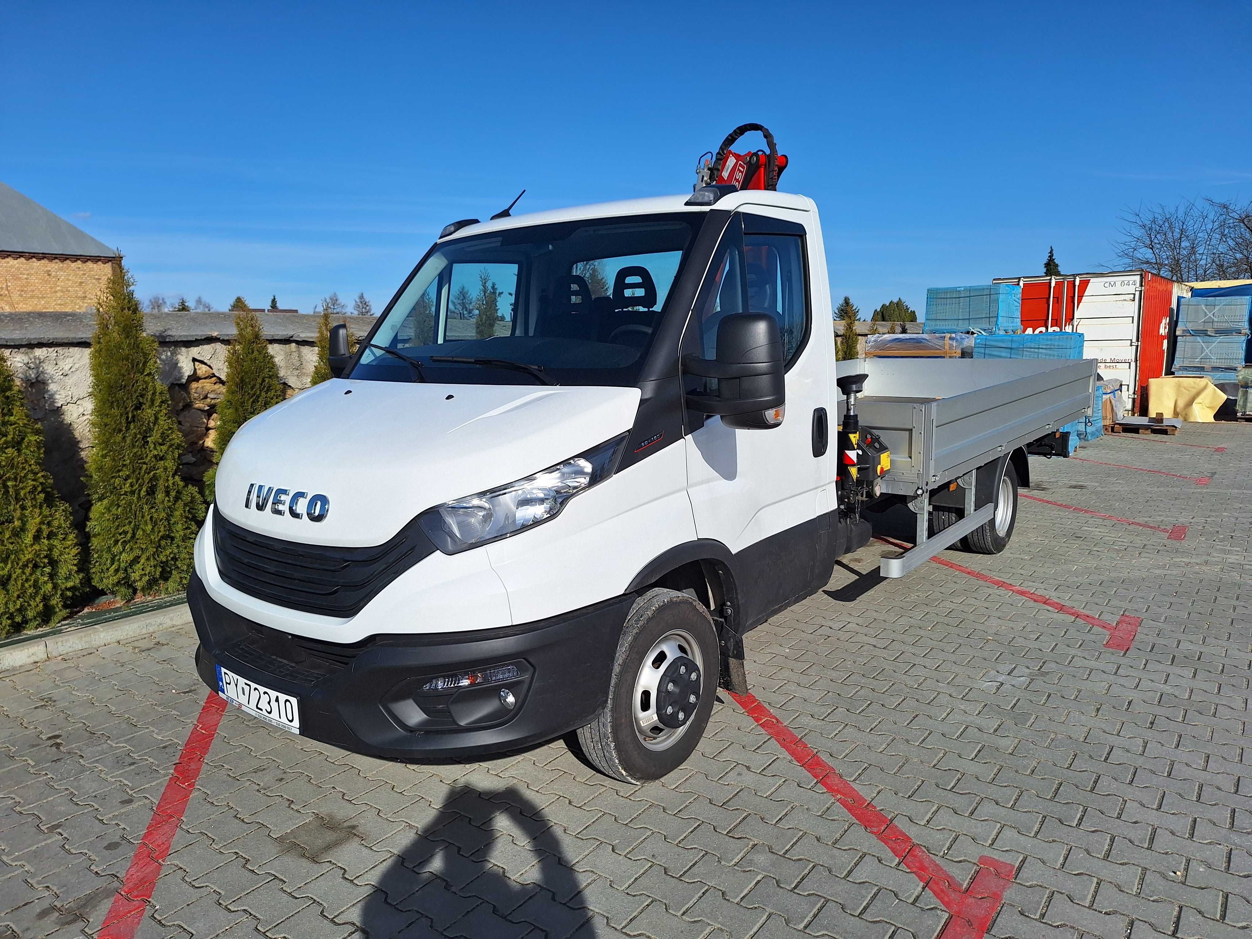 PROMOCJA IVECO Daily 50c16 3,5t  ,,B,, hds Fassi M40a1.12 cesja opis