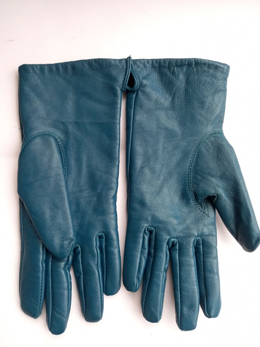Стильні шкіряні рукавички перчатки кожа
