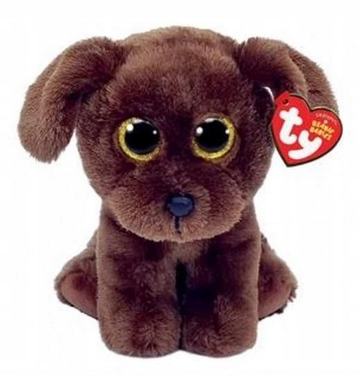 Beanie Babies Nuzzle - Brązowy Pies 15cm, Ty