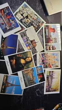Pocztówki Paryż + magnes