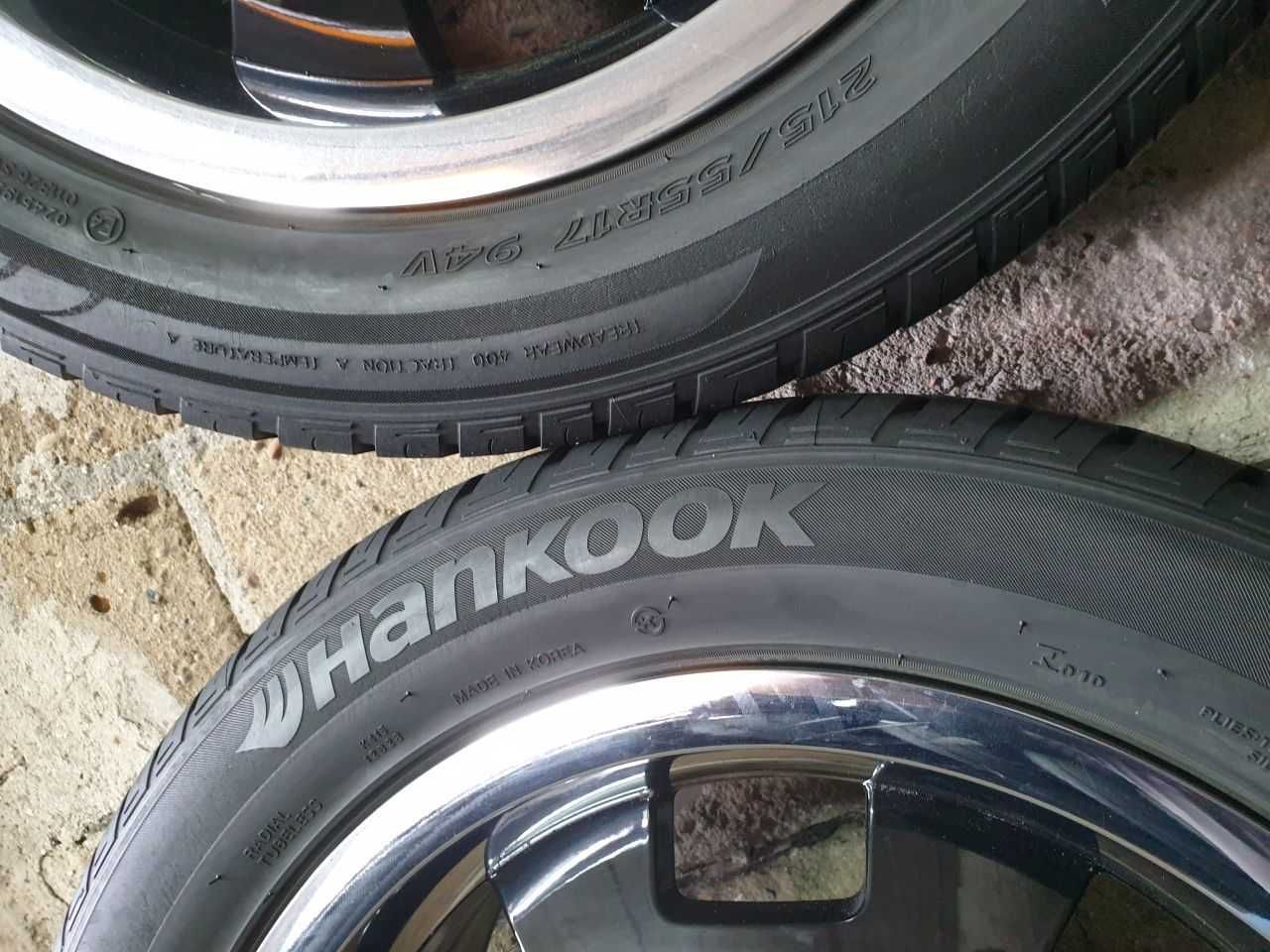 Felgi alu VW Beetle R17 Retro 5x112 opony letnie 215/55R17 7,8mm
