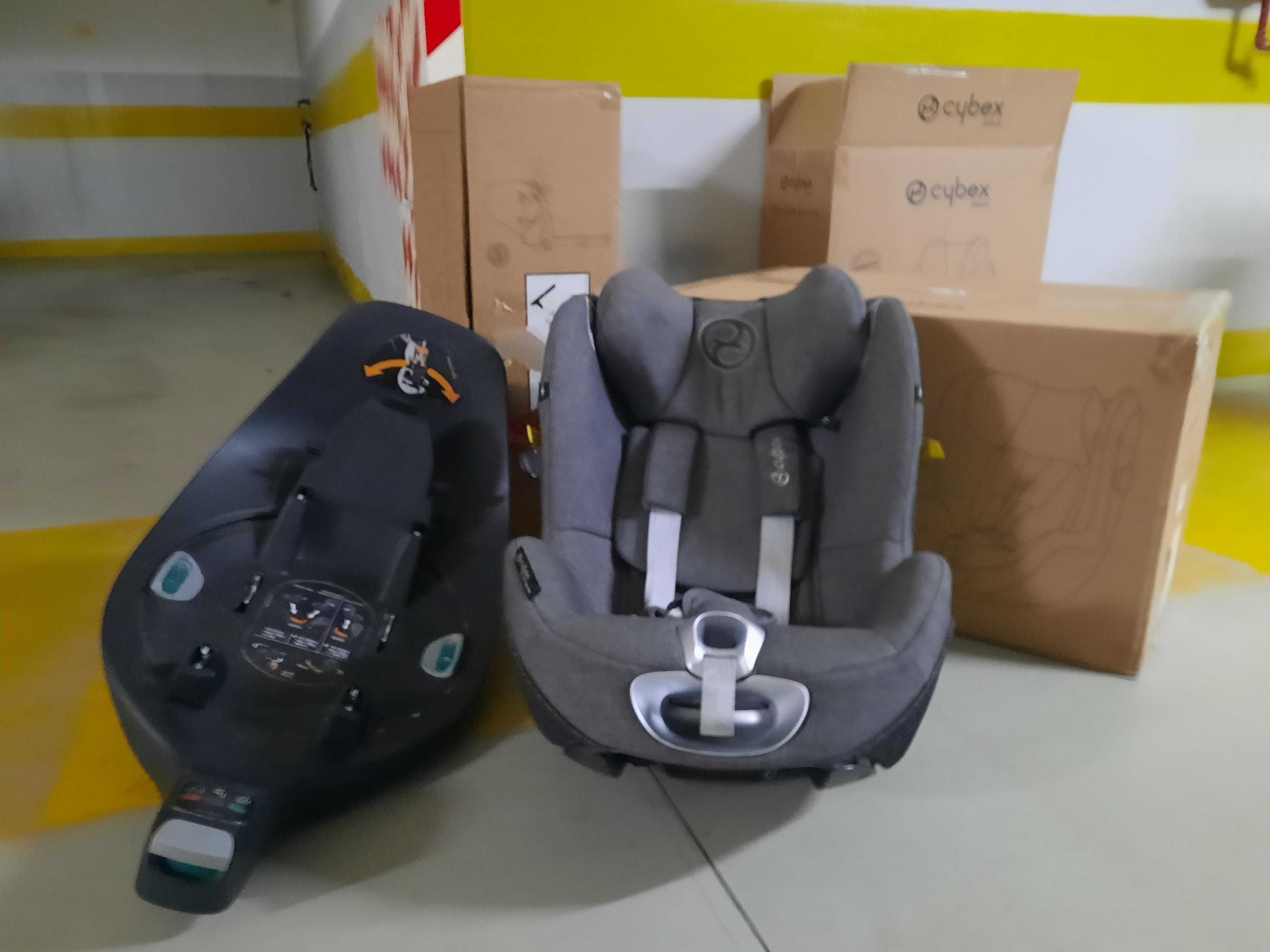 Cybex Sirona Z i size (plus edition) com sensor + base isofix rotativa