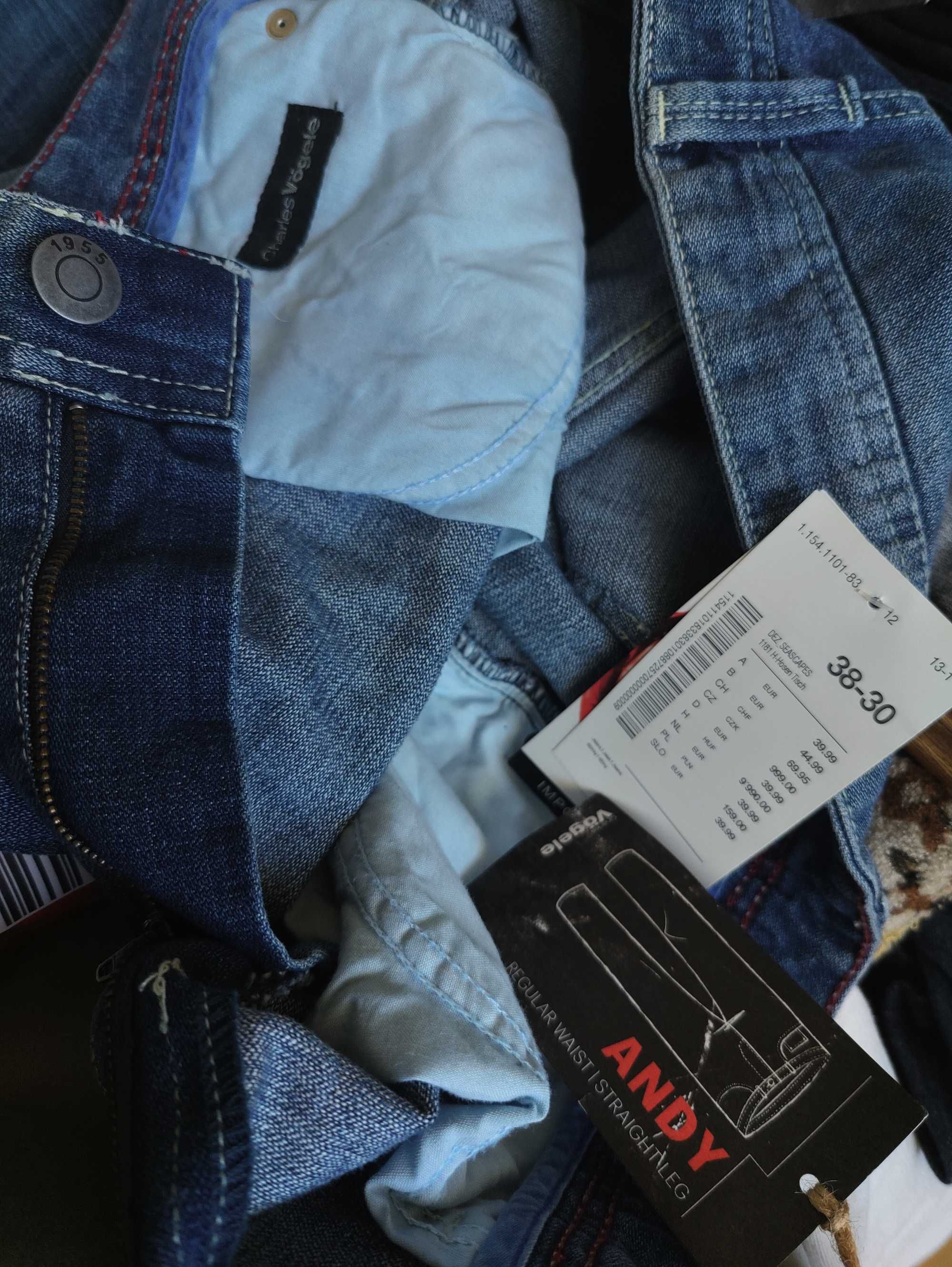 Джинсы Charles Vögele jeans Швейцария w38 navy.