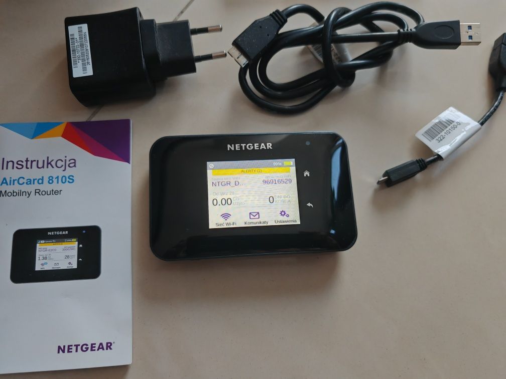 Aircard Netgear 810s komplet router bez simlocka internet SIM modem