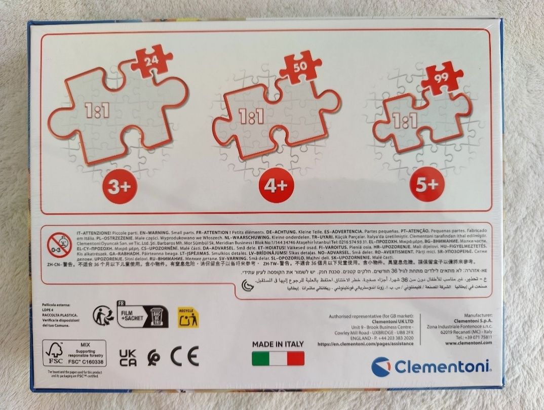 Nowe puzzle Psi Paw Patrol 99 elementów Clementoni wiek 5+