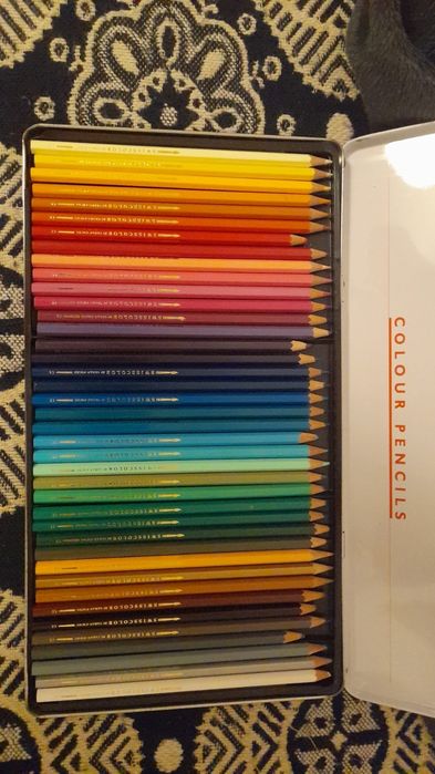 Caran d'Ache Lápis de Cor Swisscolor Cx. Metálica 40 Un.