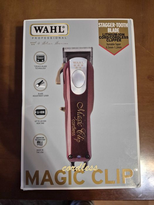 Професійна машинка для стрижки WAHL MAGIC CLIP CORDLESS