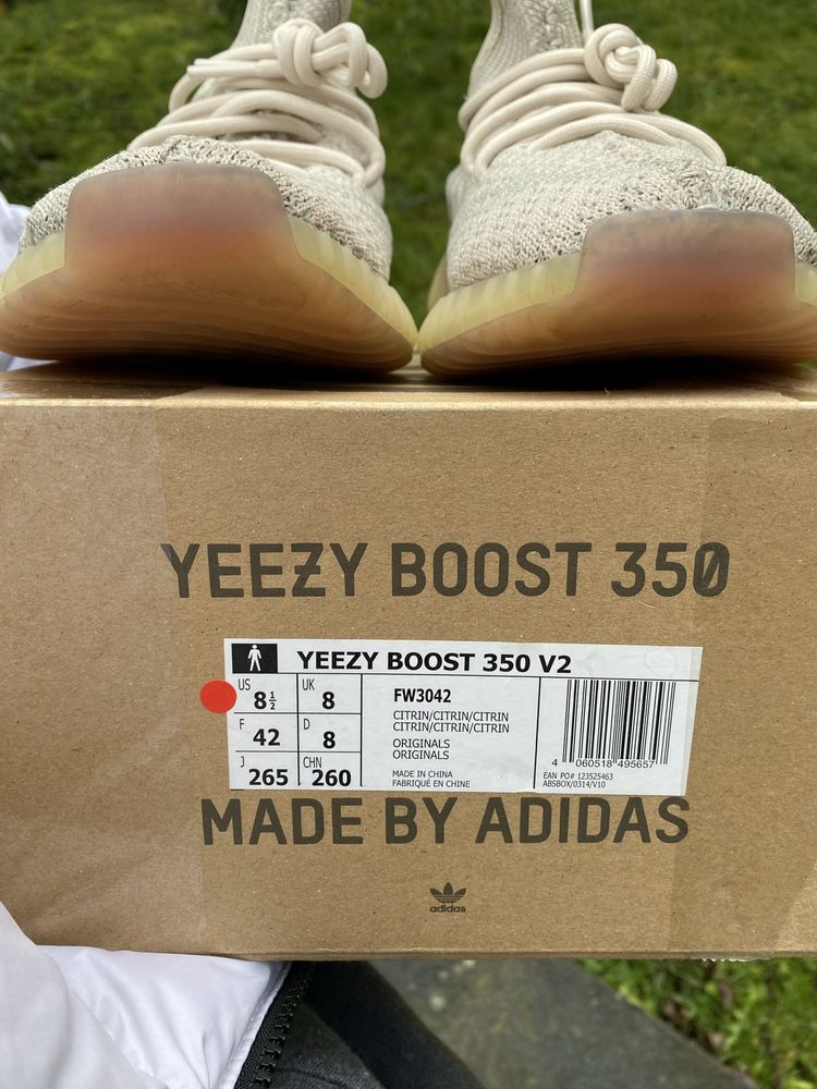 Adidas Yeezy Boost 350 V2 Citrin 42 sneakersy kanye west