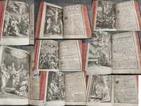 In-Folio Starodruk Missale 1750 Mszał Ołtarzowy, 8 rycin