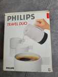 Philips Travel Duo / HD 4372 / kompaktowy ekspres do kawy i podgrzewac