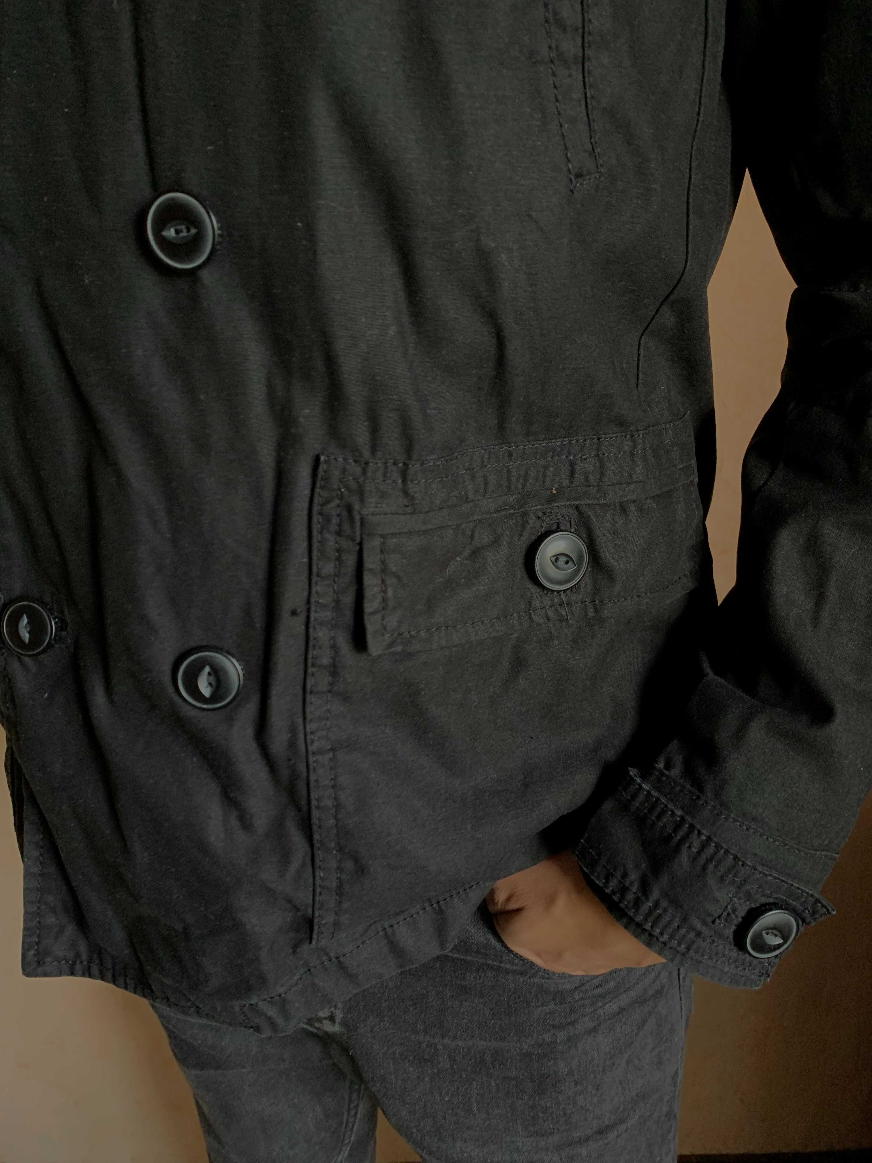 Демисезонная куртка Pull&Bear мужская черная XL