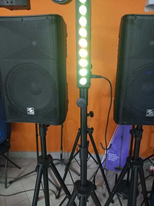Listwa LED BAR 24 x 3W RGB DMX na Statywie z regulacją wysokości Pilot