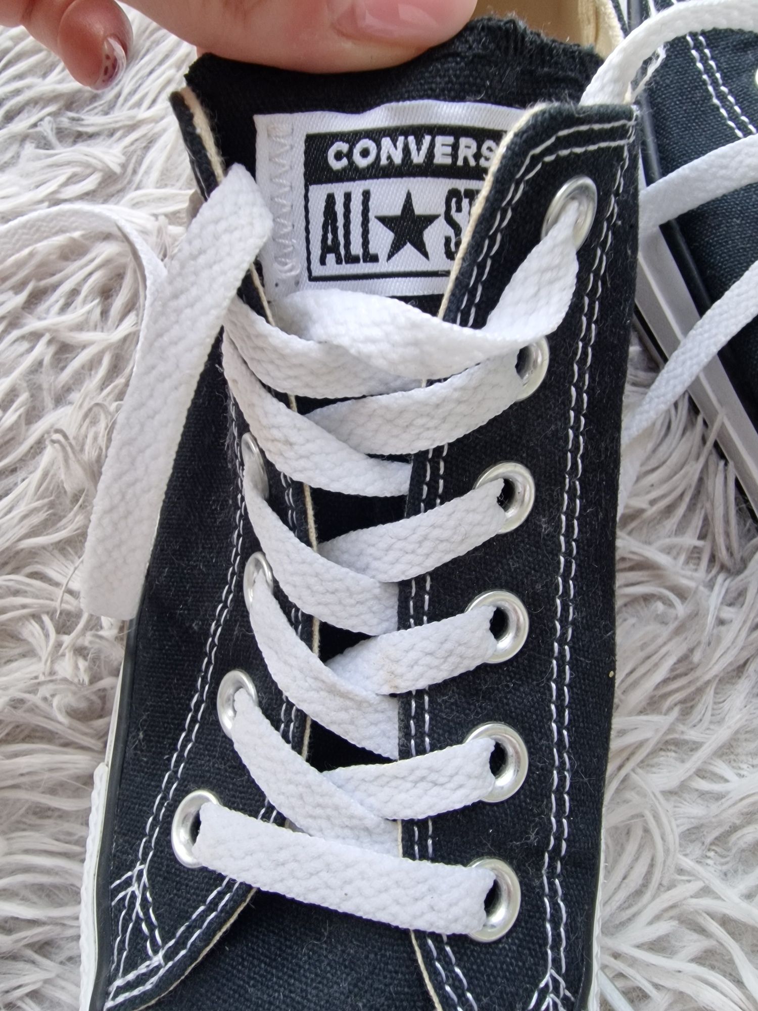 Класичні чорно-білі низькі кеди Converse All Star 39розмір