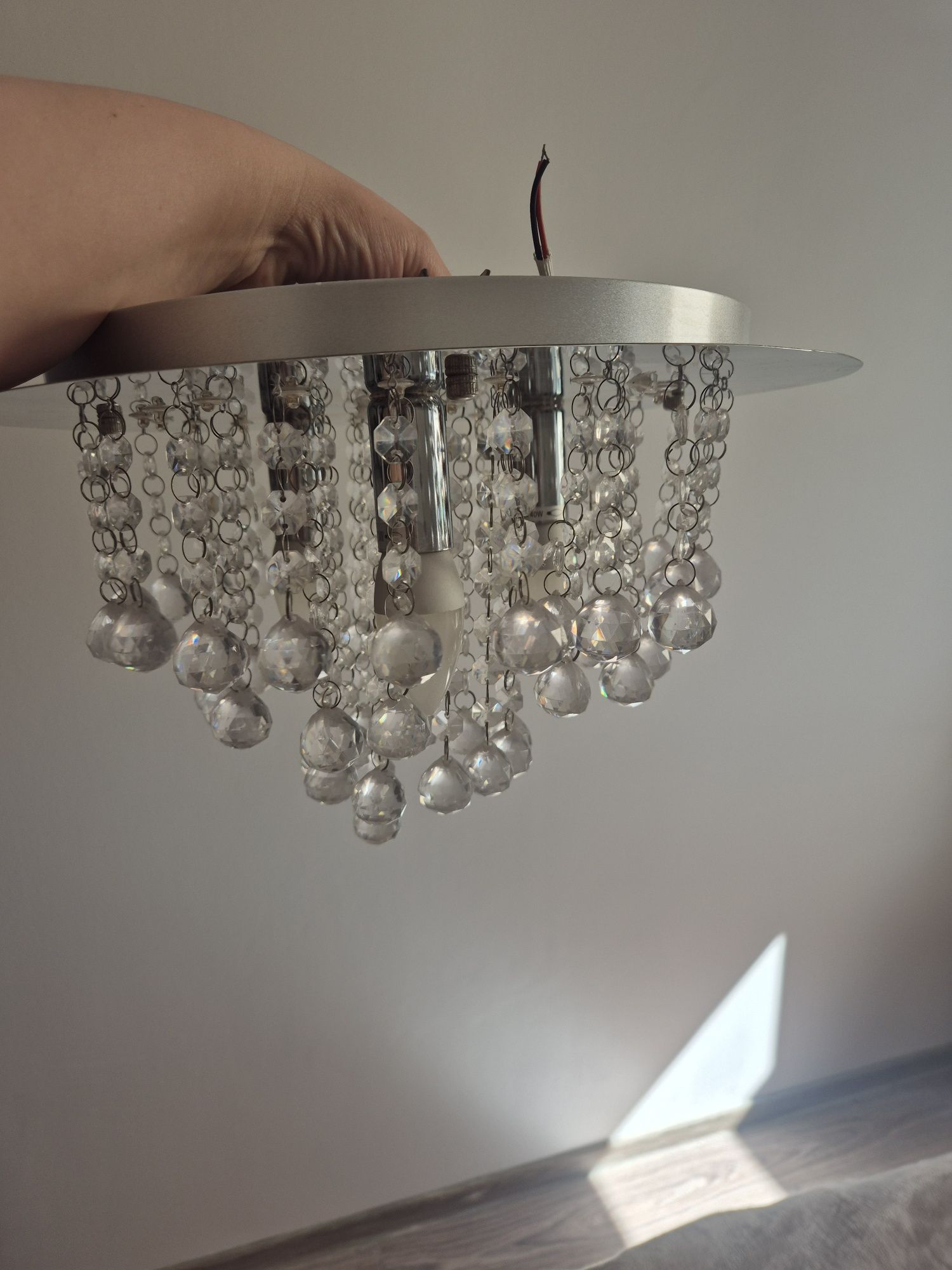 Lampy glamure z kryształkami 2 szt